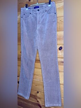 Talbots Women’s Straight Leg Corduroy Pants in Earthy Light Taupe